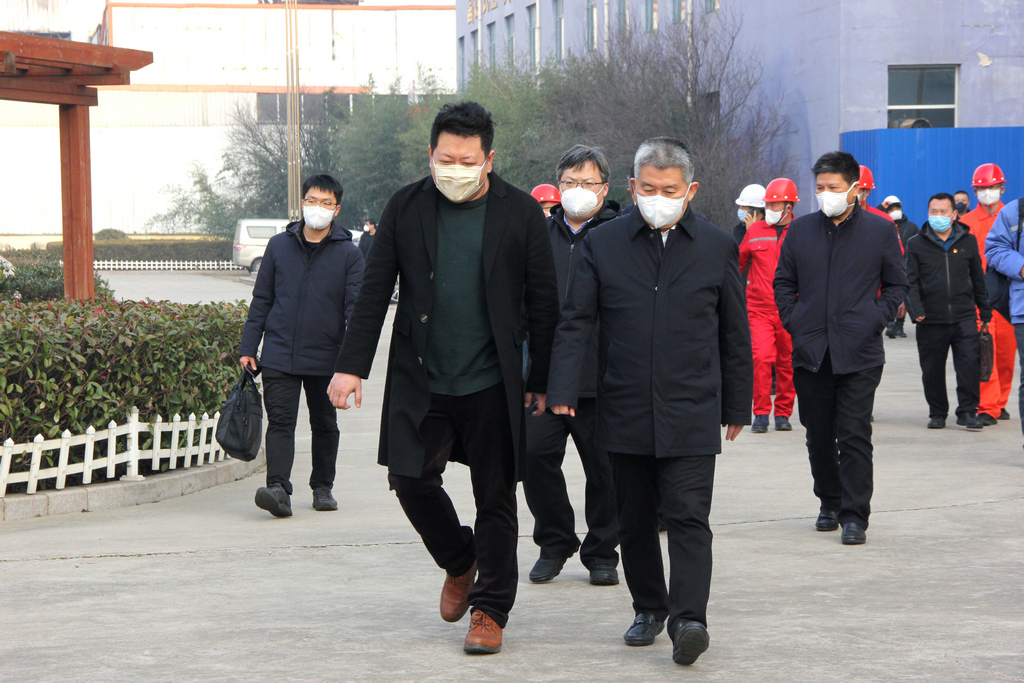 市委常委、副市长贾刚一行来华体网在线登录入口检查安全生产工作