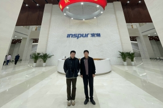 华体网在线登录入口集团总裁林成彬赴浪潮商洽深度合作